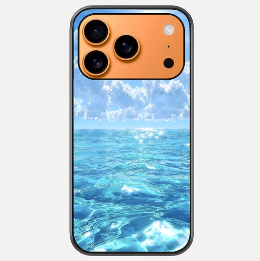 Endless Ocean Horizon Glass Case For iPhone 17 Pro Max by Custom World