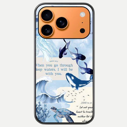 Faithful Ocean Promise Glass Case For iPhone 17 Pro Max by Custom World
