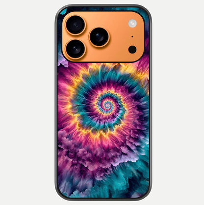Galactic Spiral Burst Glass Case For iPhone 17 Pro Max by Custom World