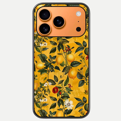 Golden Lemon Field Glass Case For iPhone 17 Pro Max by Custom World