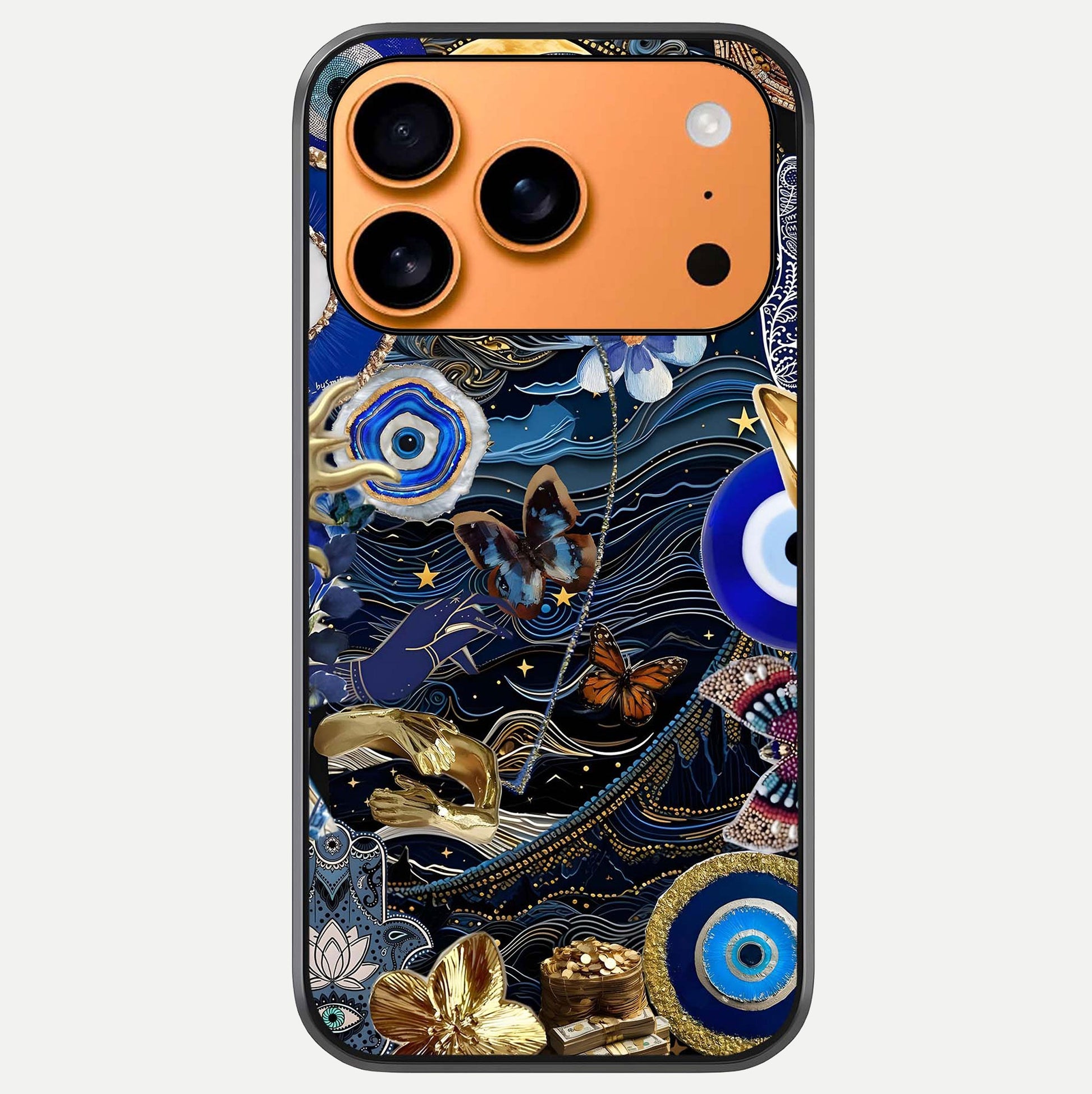 Golden Moon Magic Glass Case For iPhone 17 Pro Max by Custom World