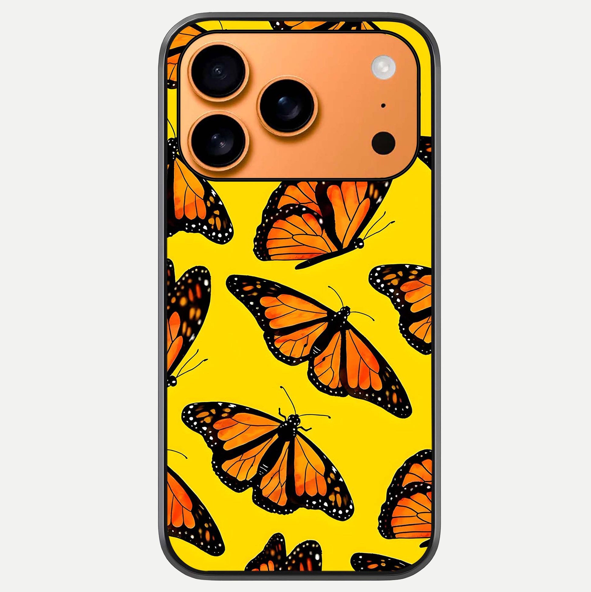 Golden Wing Flight Glass Case For iPhone 17 Pro Max by Custom World