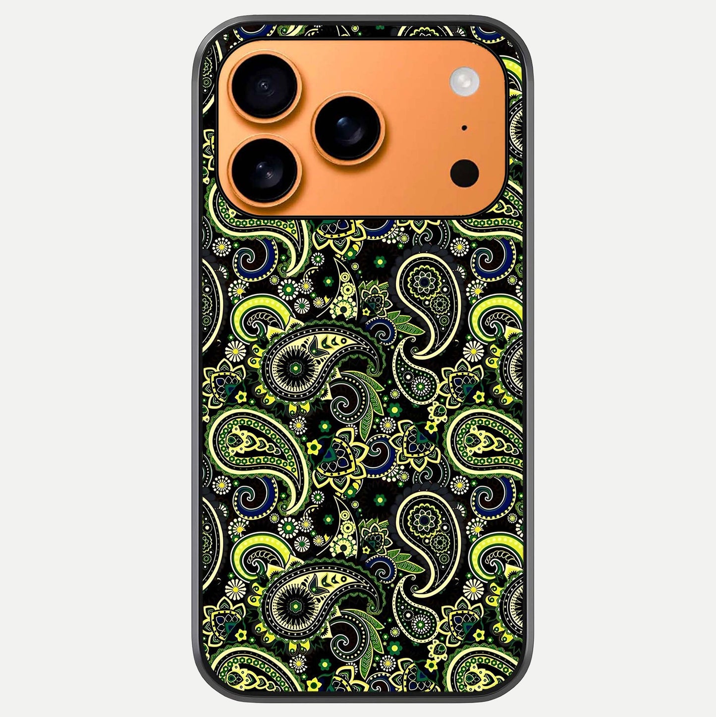 Green Mandala Pattern Glass Case For iPhone 17 Pro Max by Custom World