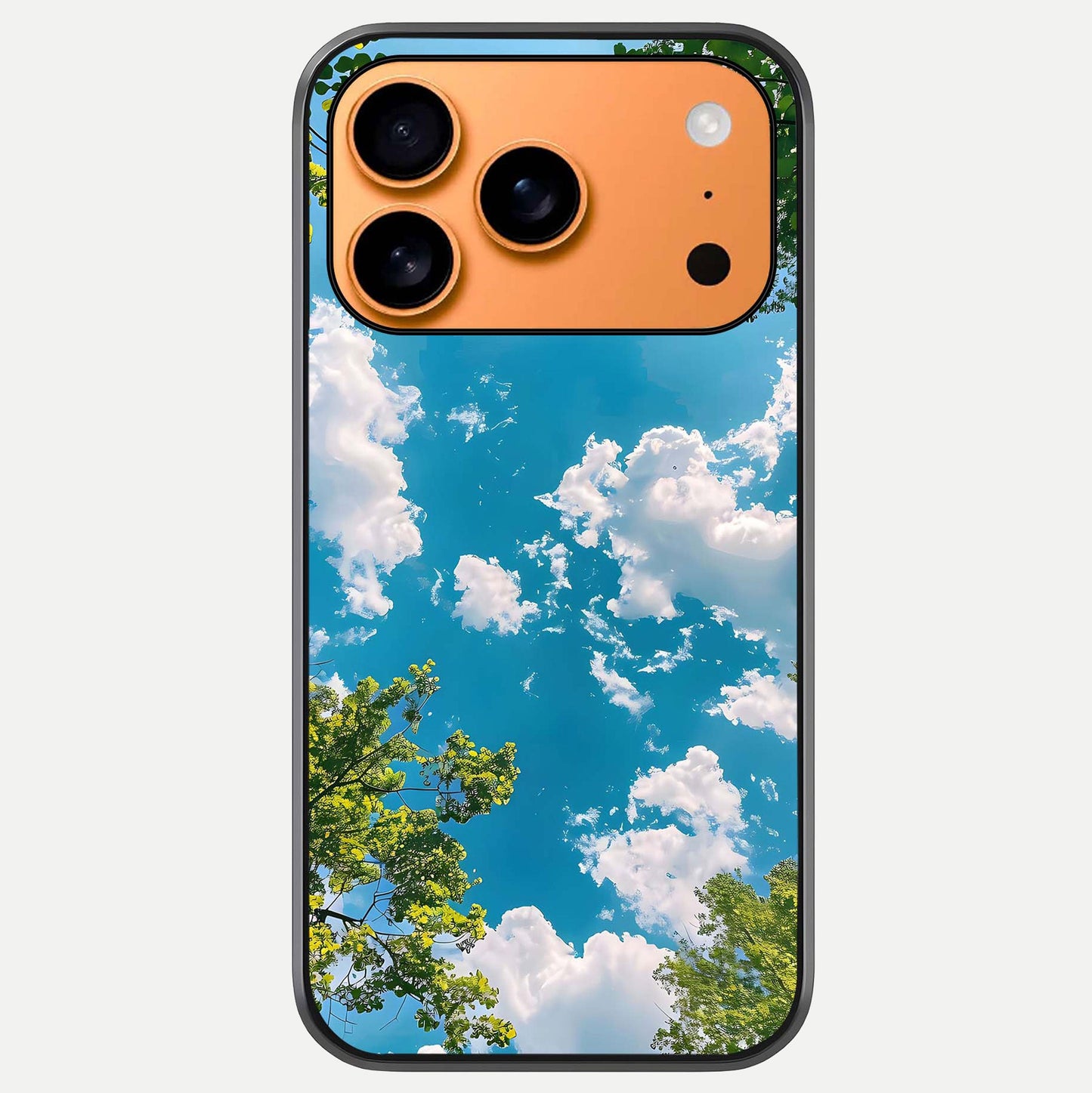 Greenery Sky Glass Case For iPhone 17 Pro Max by Custom World