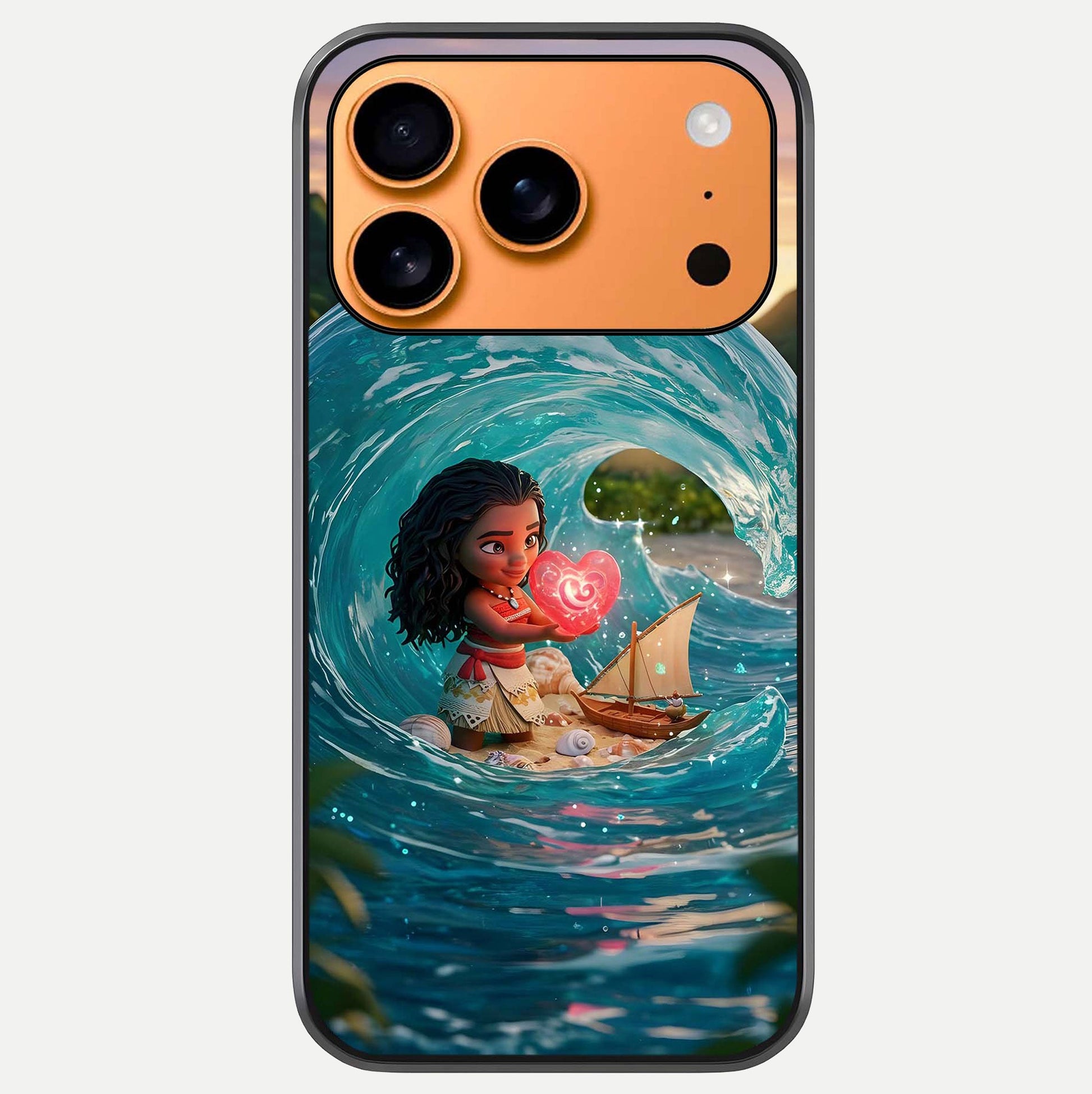 Heart of Ocean Glass Case For iPhone 17 Pro Max by Custom World