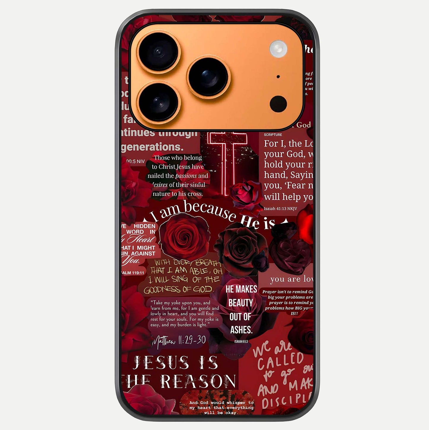 Jesus Love Heals Glass Case For iPhone 17 Pro Max by Custom World
