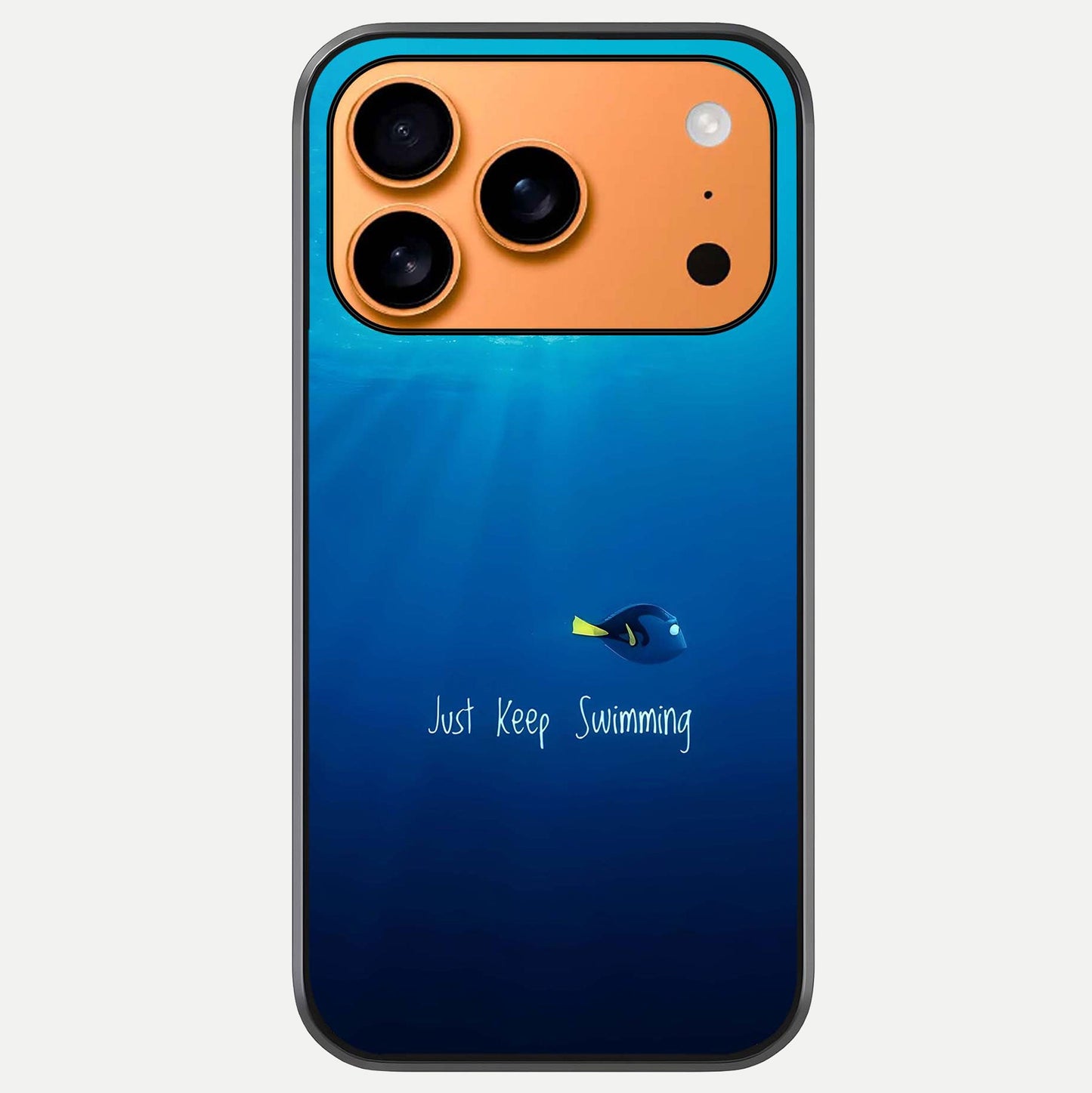 Just Keep Swimming Glass Case For iPhone 17 Pro Max by Custom World