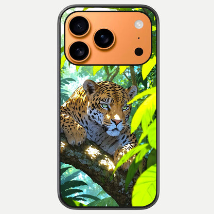 Leopard In Jungle Glass Case For iPhone 17 Pro Max by Custom World