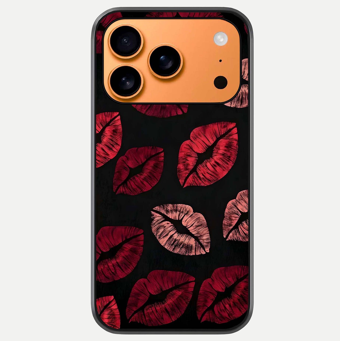 Midnight Kiss Love Glass Case For iPhone 17 Pro Max by Custom World