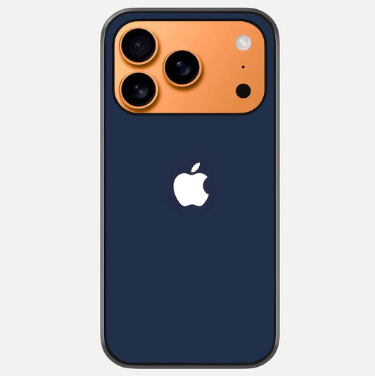 Minimal Apple Night Glass Case For iPhone 17 Pro Max by Custom World