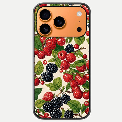 Mixed Berry Collage Glass Case For iPhone 17 Pro Max by Custom World