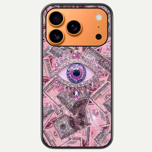 Money Eye Luxe Glass Case For iPhone 17 Pro Max by Custom World