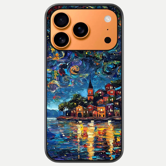 Moonlight Harbor Glow Glass Case For iPhone 17 Pro Max by Custom World