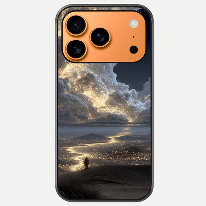 Moonlight Spark Path Glass Case For iPhone 17 Pro Max by Custom World