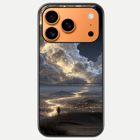 Moonlight Spark Path Glass Case For iPhone 17 Pro Max by Custom World