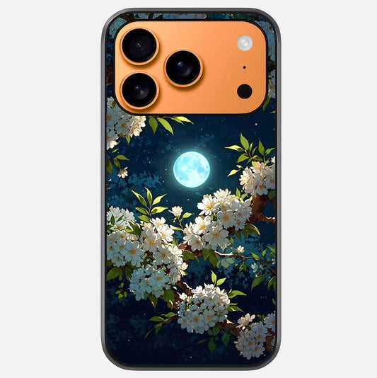 Moonlit Blossom Dream Glass Case For iPhone 17 Pro Max by Custom World