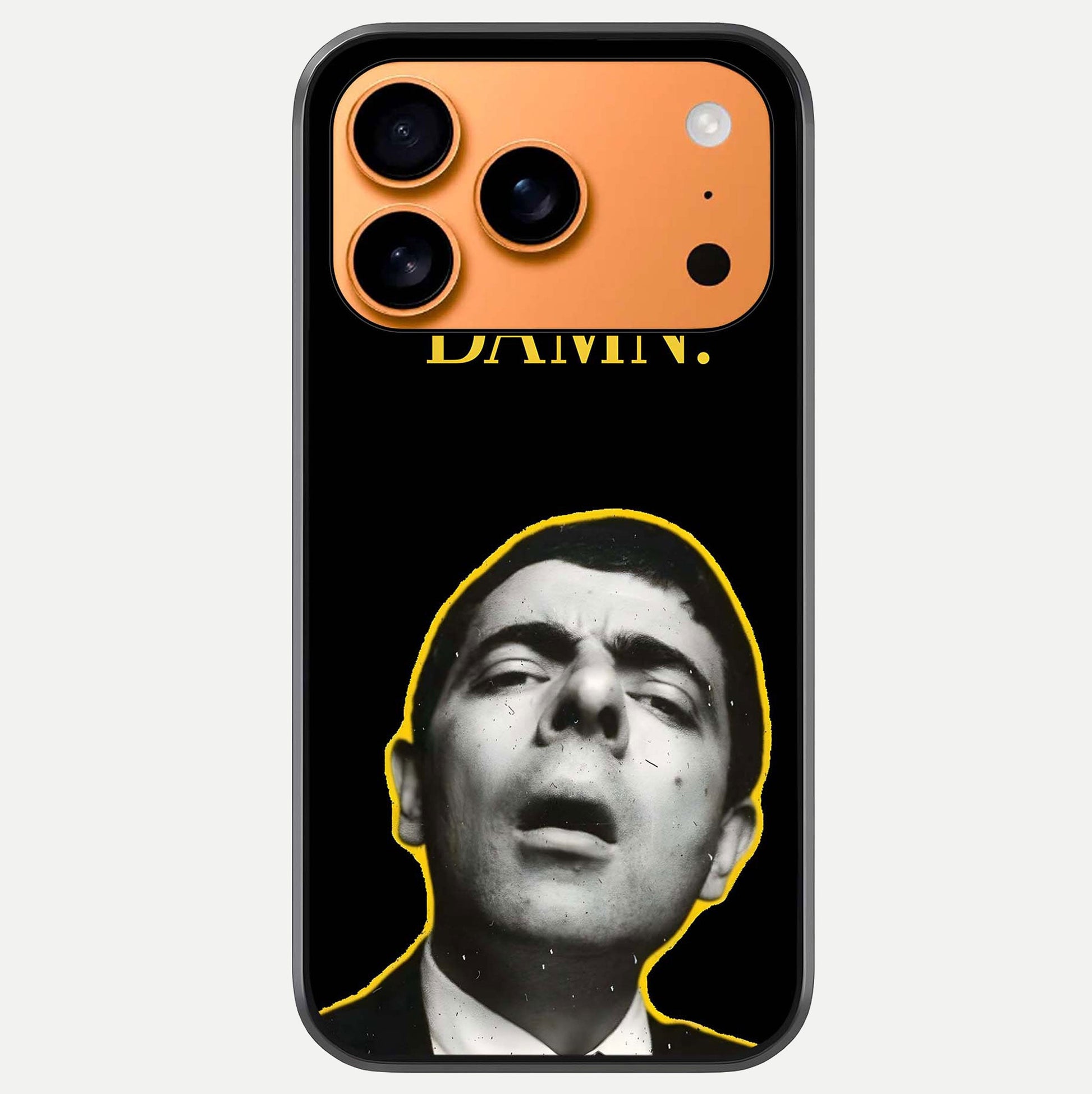 Mr Bean Damn Glass Case For iPhone 17 Pro Max by Custom World