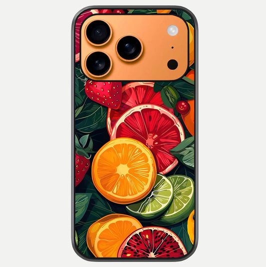 Multiple Fruits Glass Case For iPhone 17 Pro Max by Custom World