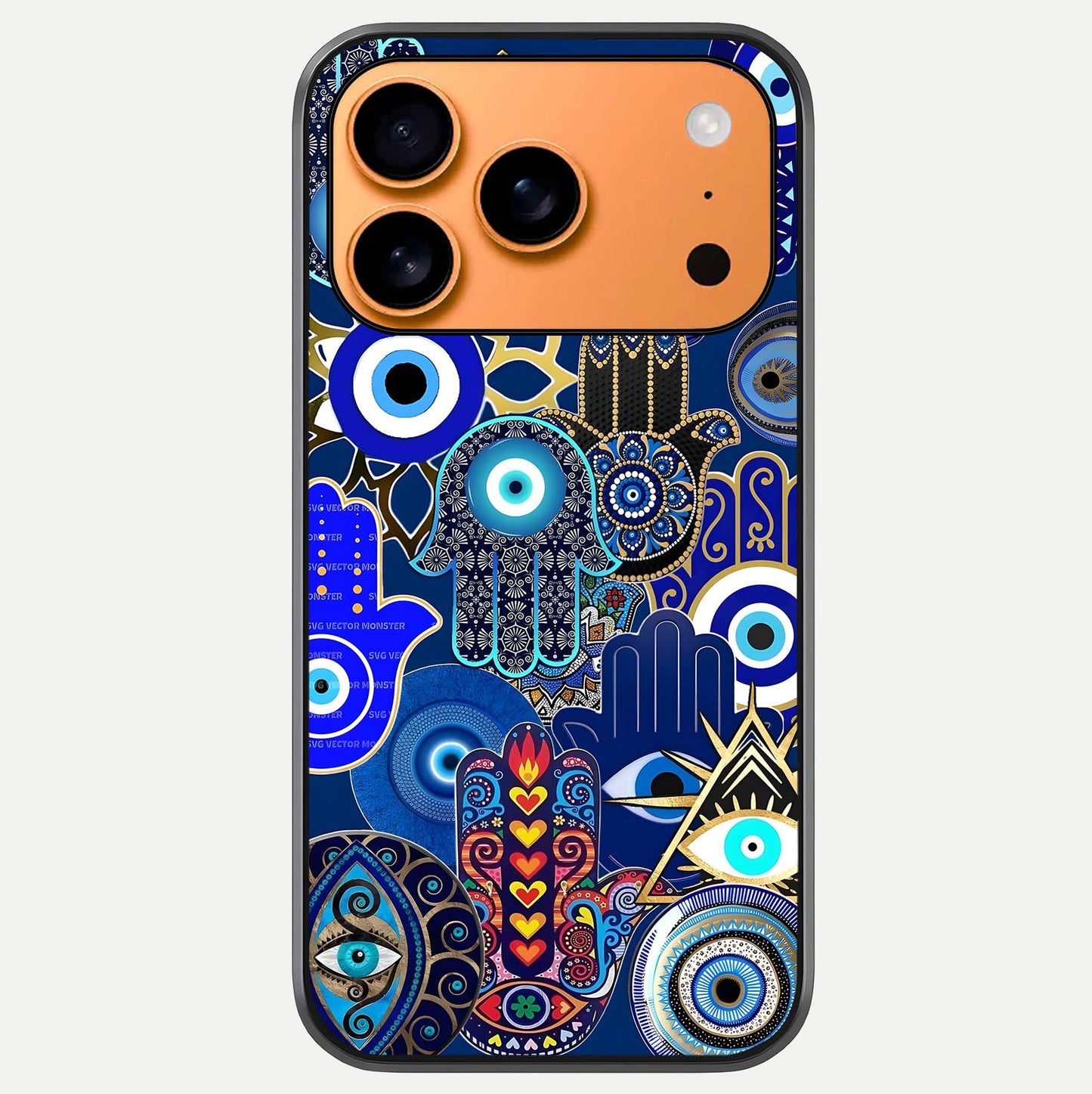 Mystic Palm Guard Glass Case For iPhone 17 Pro Max by Custom World