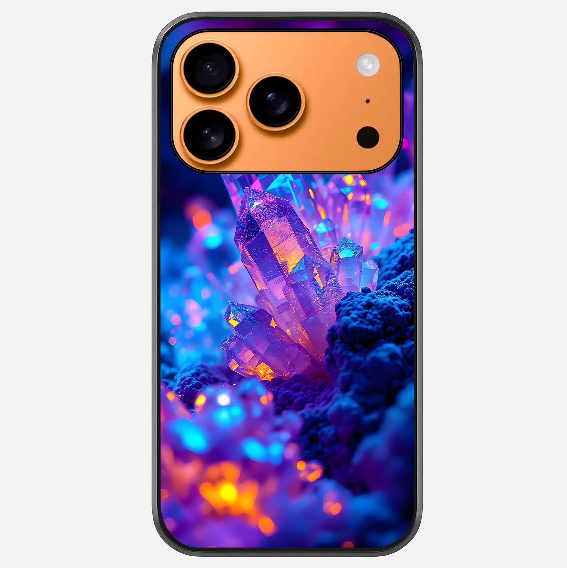 Neon Aura Shards Glass Case For iPhone 17 Pro Max by Custom World