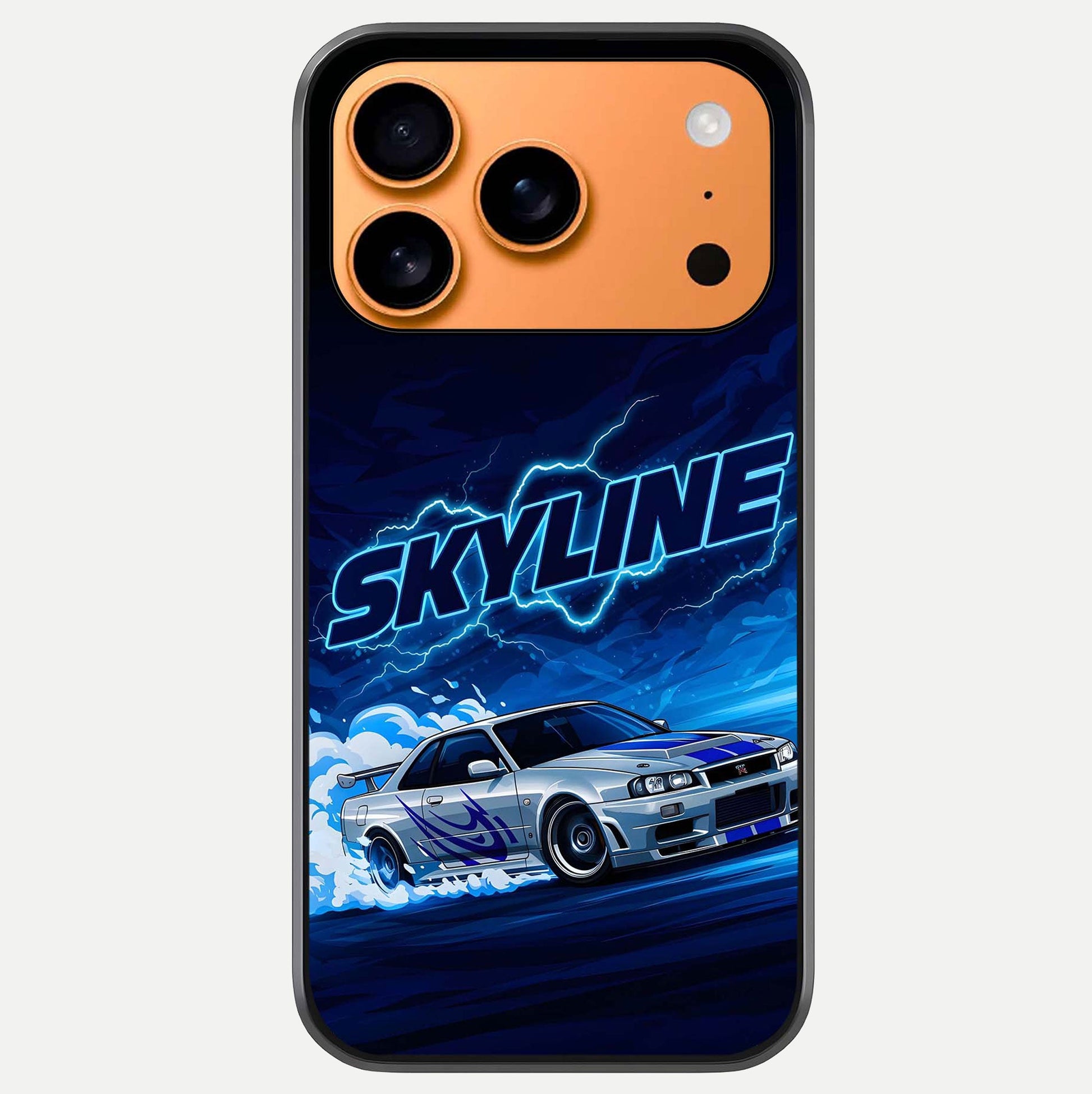 Neon Drift Beast Glass Case For iPhone 17 Pro Max by Custom World