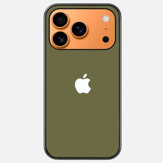 Olive Matte Essence Glass Case For iPhone 17 Pro Max by Custom World