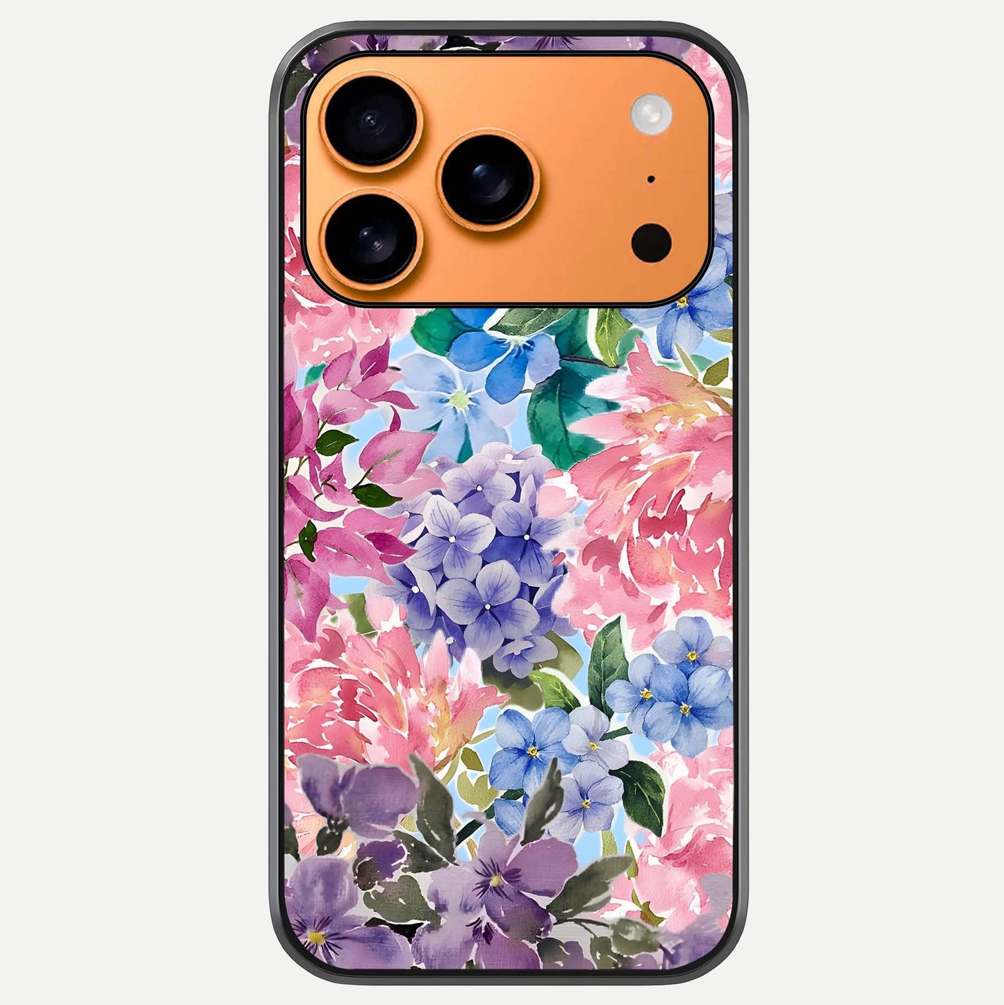Pastel Floral Mix Glass Case For iPhone 17 Pro Max by Custom World