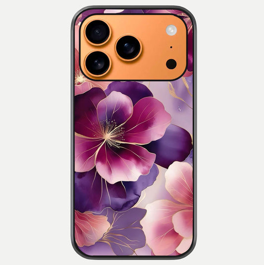 Pink Bouquet Florals Glass Case For iPhone 17 Pro Max by Custom World