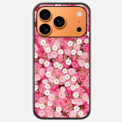 Pink Daisy Bliss Glass Case For iPhone 17 Pro Max by Custom World