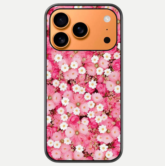 Pink Daisy Bliss Glass Case For iPhone 17 Pro Max by Custom World
