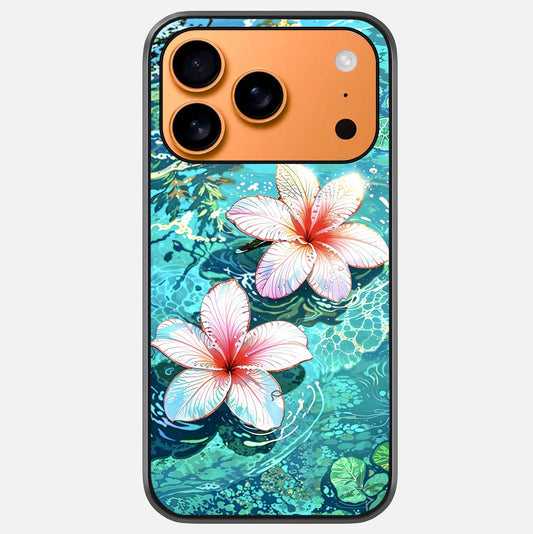 Pink Flowers in Water Glass Case For iPhone 17 Pro Max by Custom World