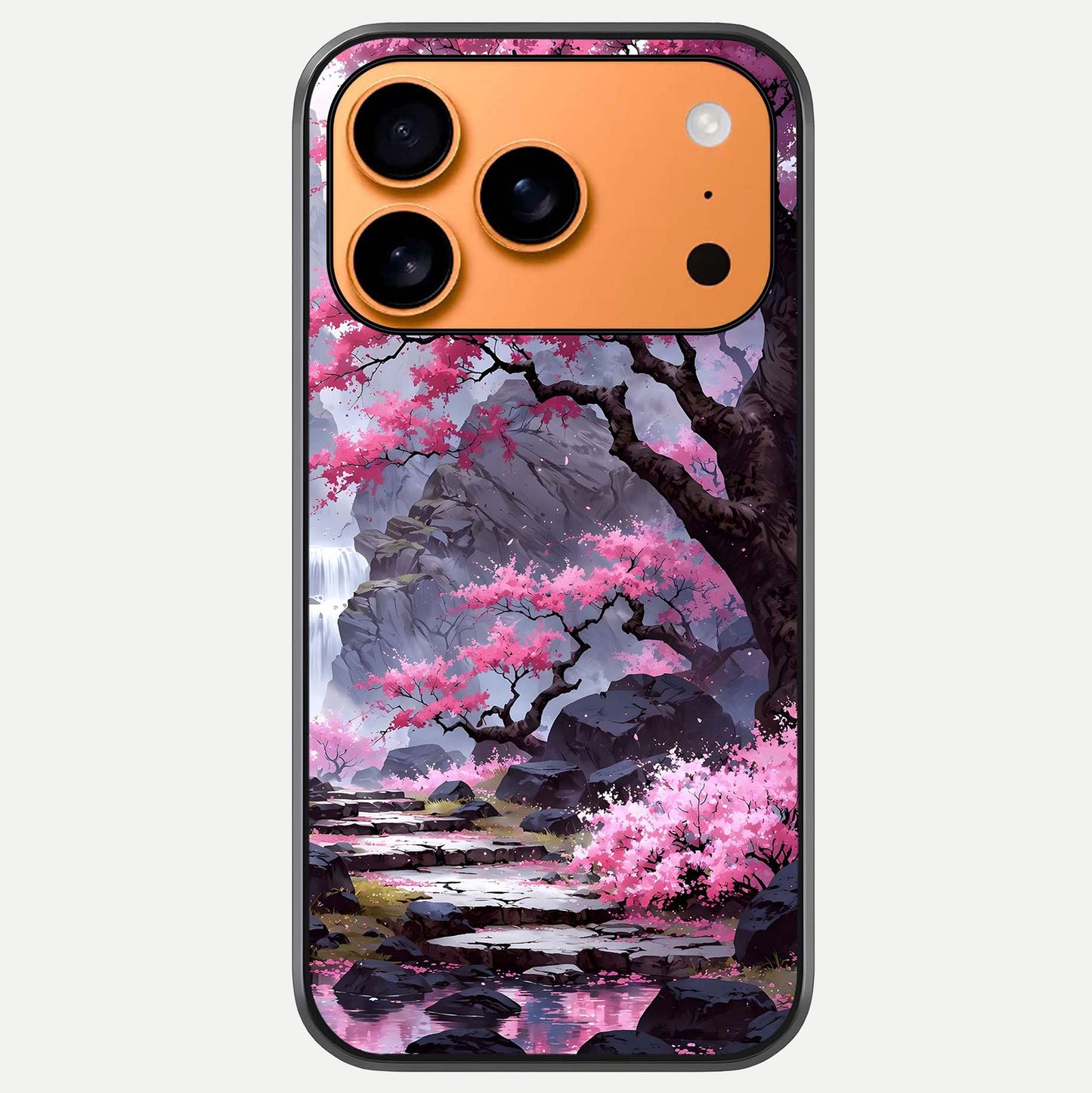 Pinkish Scenery Glass Case For iPhone 17 Pro Max by Custom World