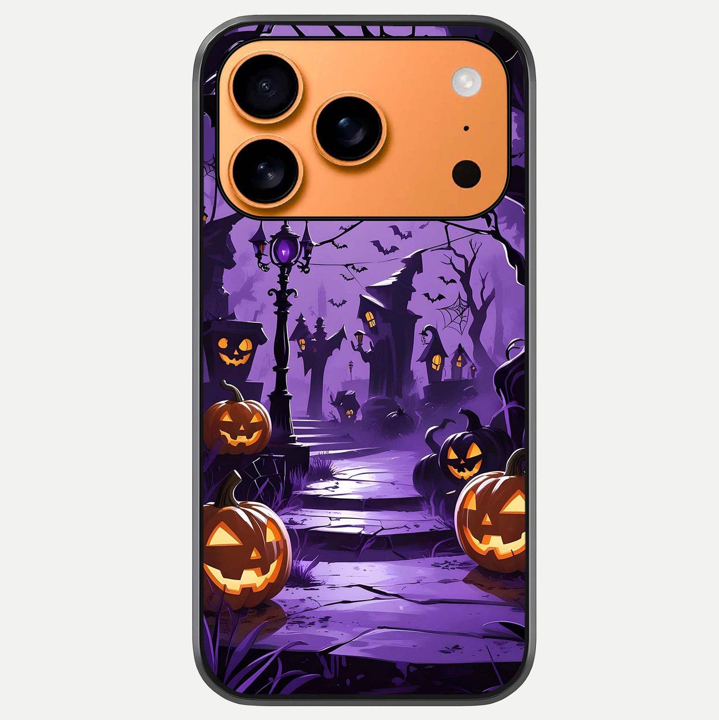 Pumpkin Patch Halloween Glass Case For iPhone 17 Pro Max by Custom World