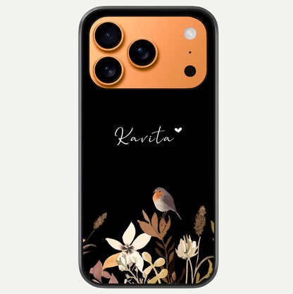 Quiet Garden Tune Custom Name Glass Case For iPhone 17 Pro Max by Custom World