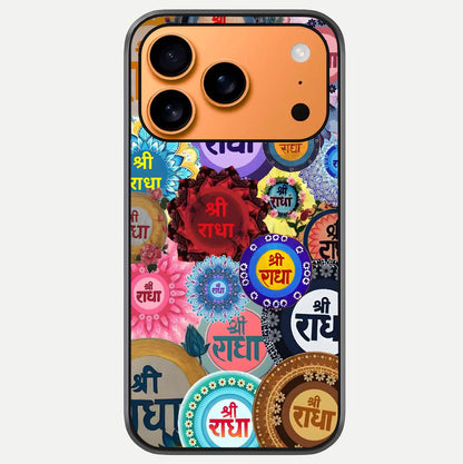 Radha Divine Bloom Glass Case For iPhone 17 Pro Max by Custom World