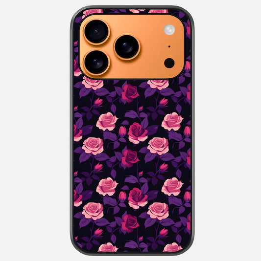 Rose Garden Twilight Glass Case For iPhone 17 Pro Max by Custom World