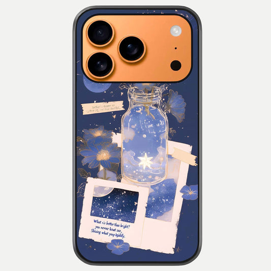 Starlit Cosmic Jar Glass Case For iPhone 17 Pro Max by Custom World