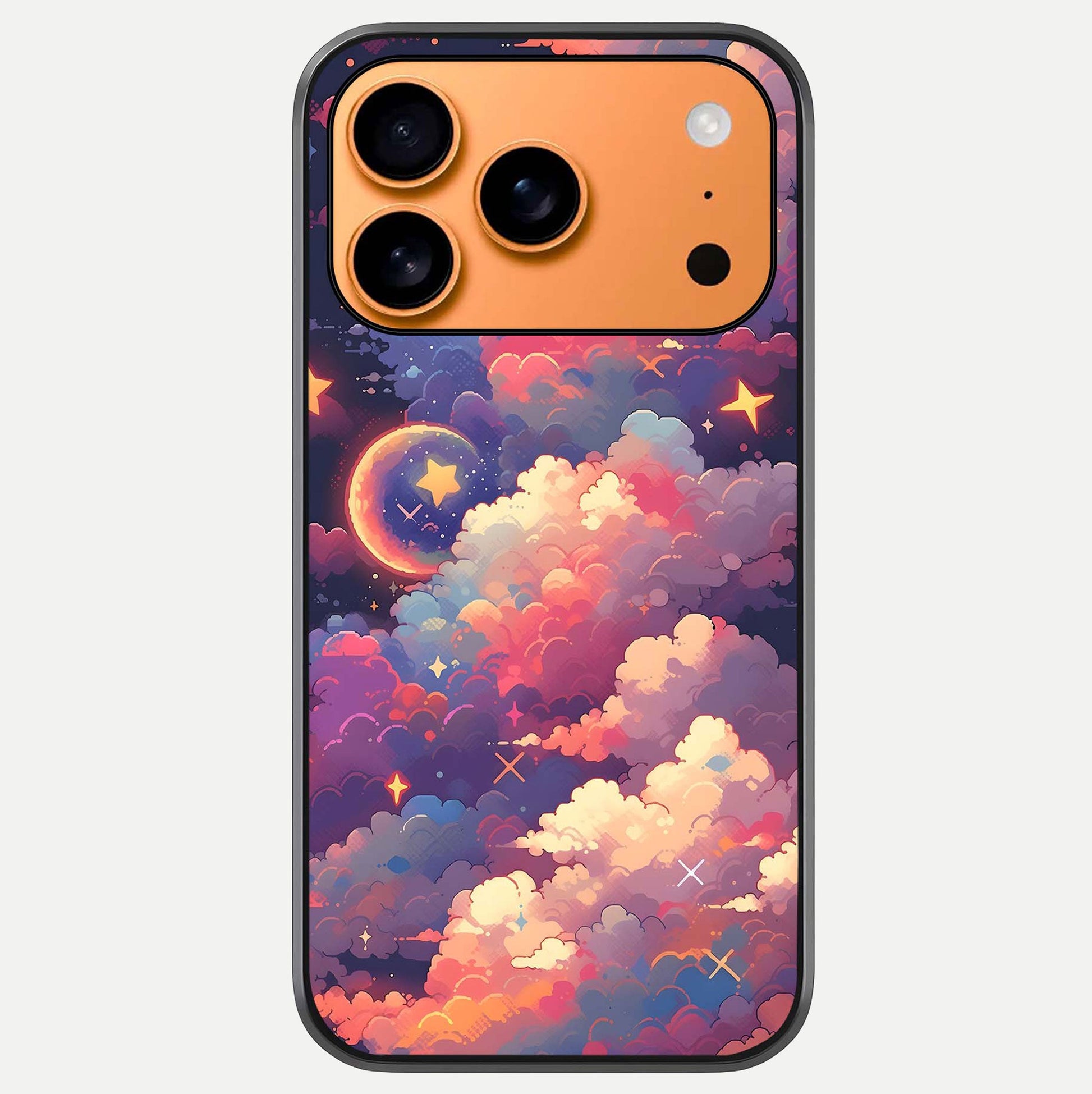 Starlit Dream Clouds Glass Case For iPhone 17 Pro Max by Custom World