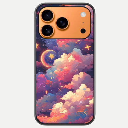 Starlit Dream Clouds Glass Case For iPhone 17 Pro Max by Custom World