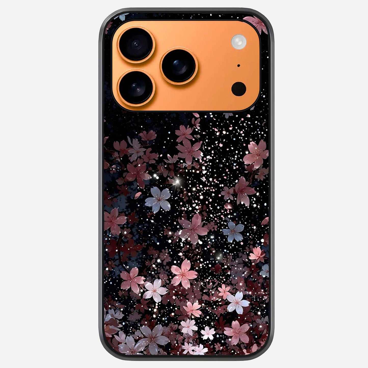 Starlit Flower Dreams Glass Case For iPhone 17 Pro Max by Custom World