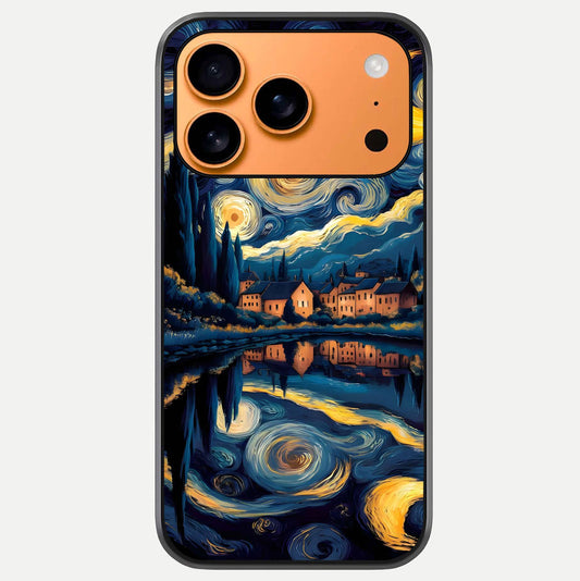 Starry Sky Serenity Glass Case For iPhone 17 Pro Max by Custom World