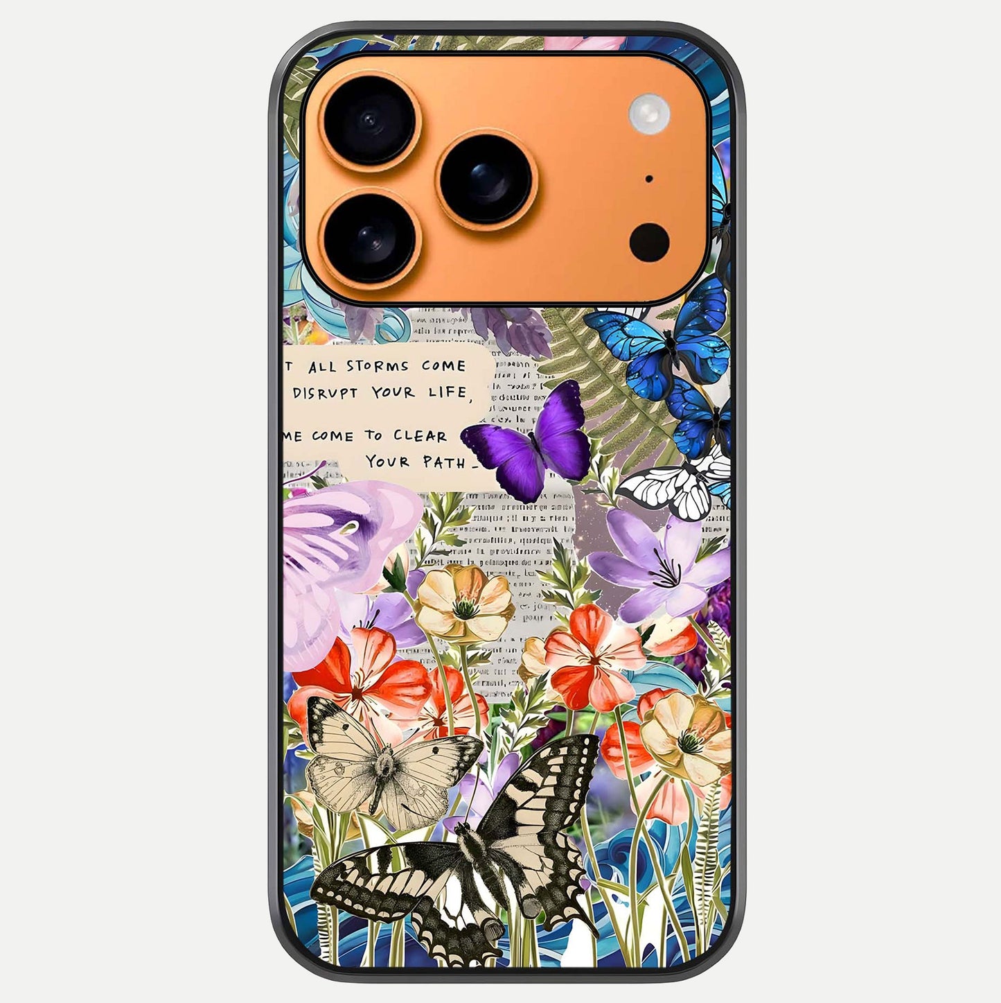 Storm Path Bloom Glass Case For iPhone 17 Pro Max by Custom World