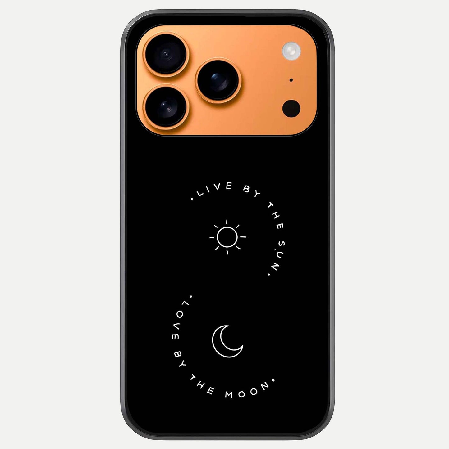 Sun Moon Balance Glass Case For iPhone 17 Pro Max by Custom World