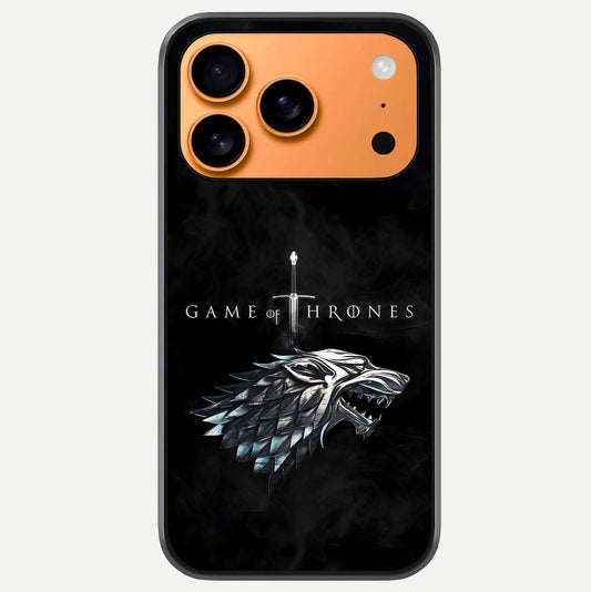 Throne Wolf Legacy Glass Case For iPhone 17 Pro Max by Custom World
