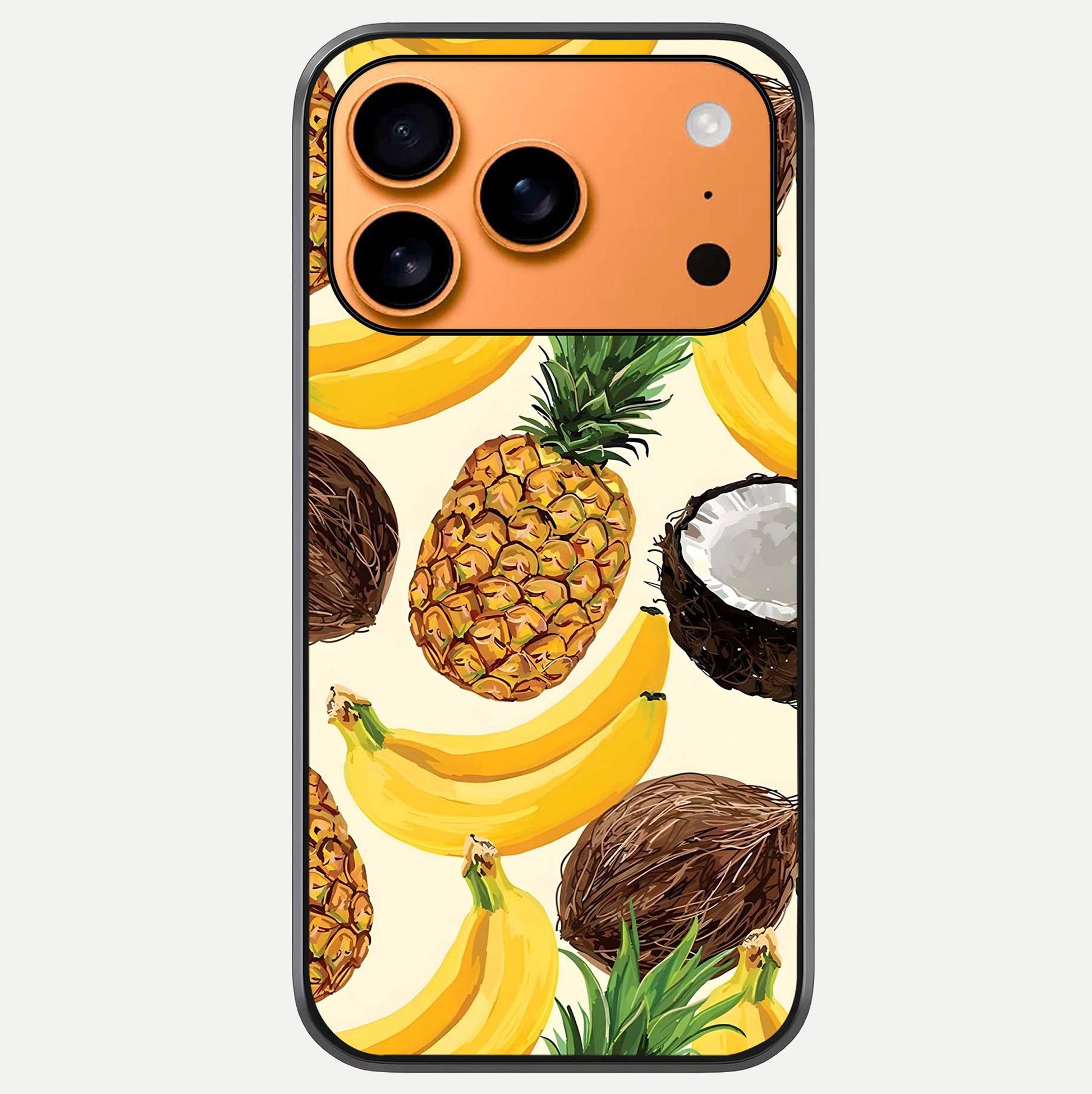 Tropical Fruit Mood Glass Case For iPhone 17 Pro Max by Custom World