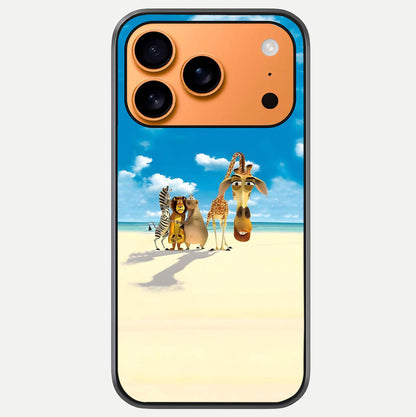 Tropical Fun Squad Glass Case For iPhone 17 Pro Max by Custom World