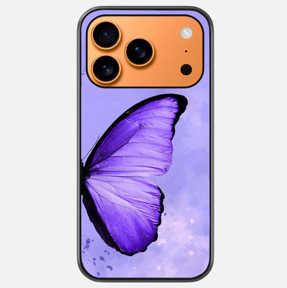 Violet Dream Wing Glass Case For iPhone 17 Pro Max by Custom World