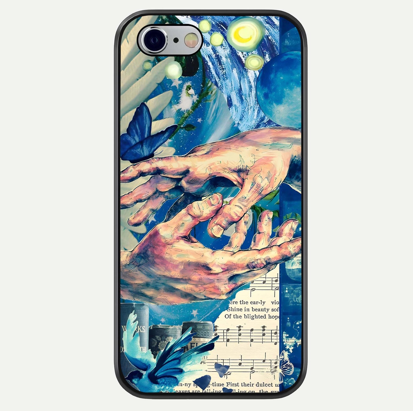 Aesthetic Divider Glass Case For iPhone 16 Pro by Custom World