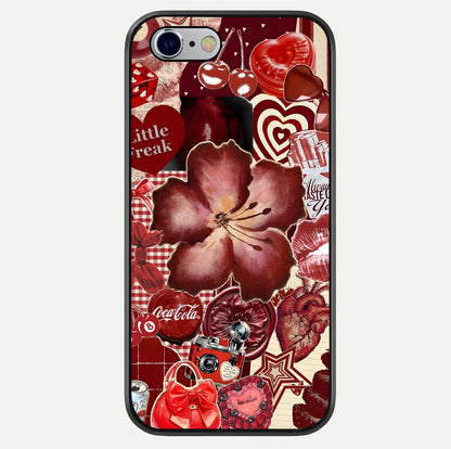 Aesthetic Little Freak Glass Case For iPhone 16 Pro by Custom World