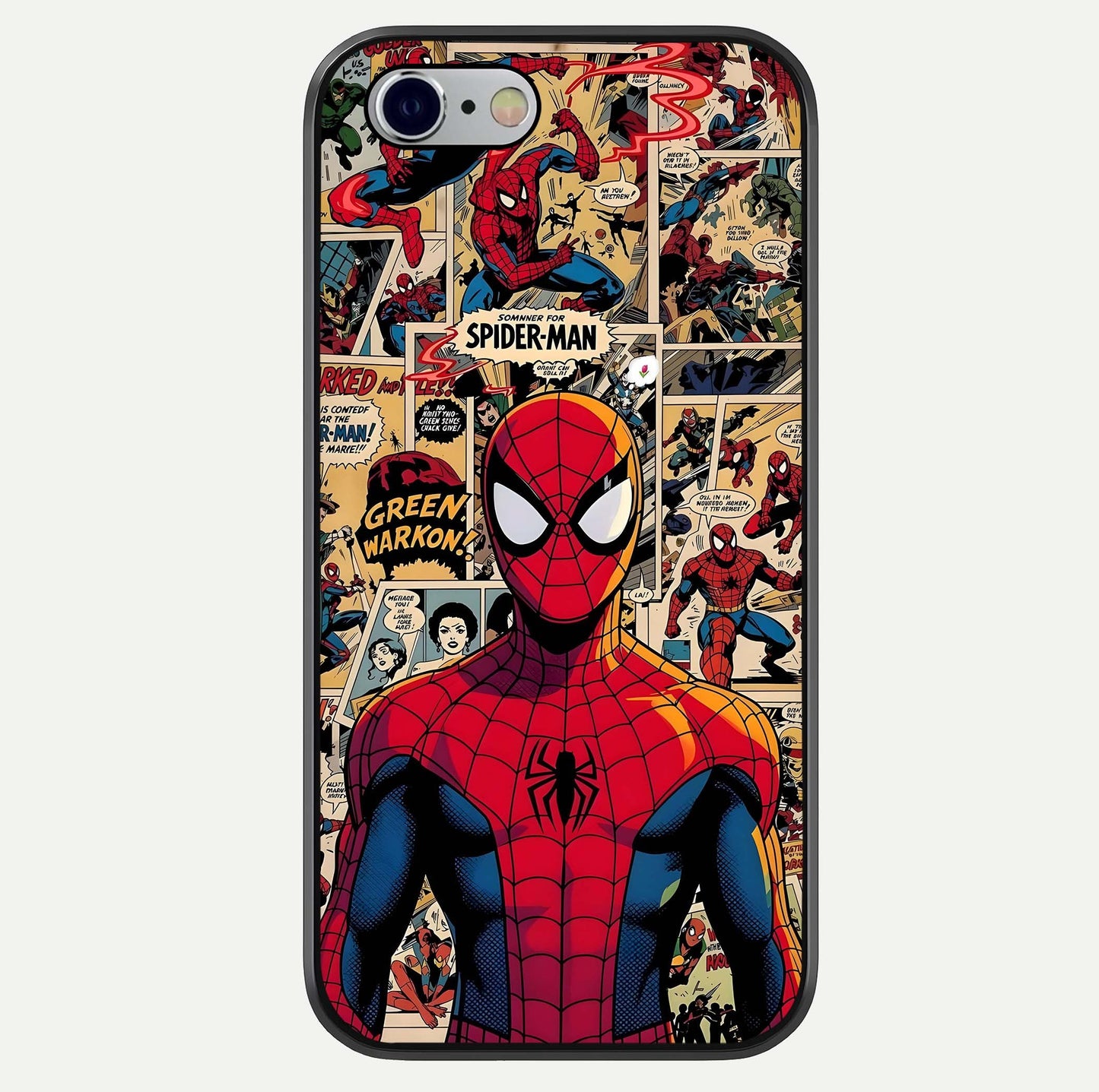 Aesthetic Spider Glass Case For iPhone 16 Pro by Custom World